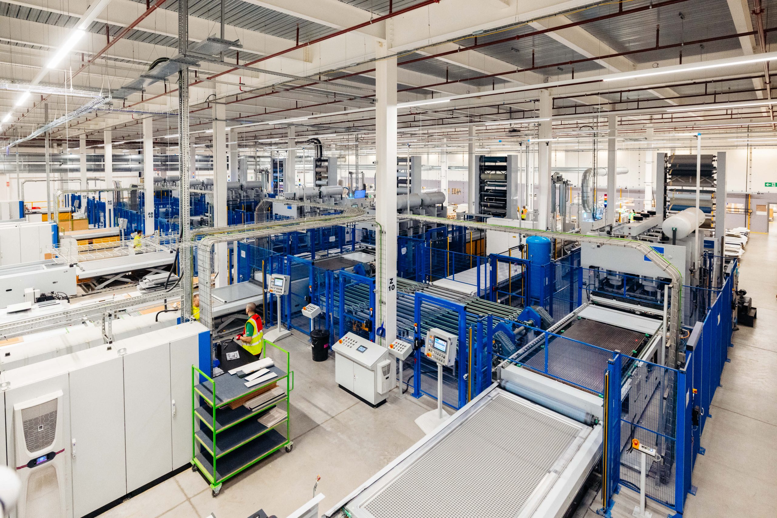 Machinery inside Parrott Street factory.